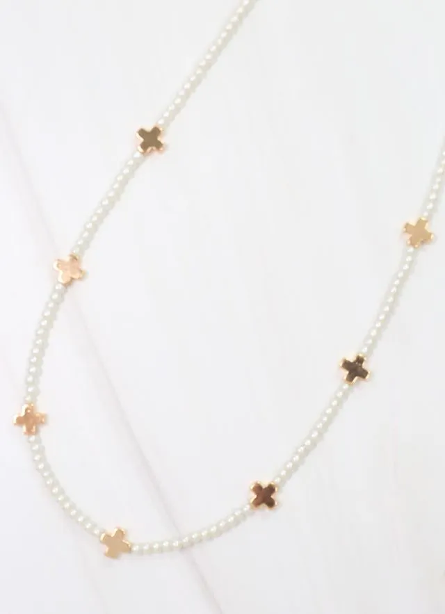Bonetta Pearl Necklace CREAM