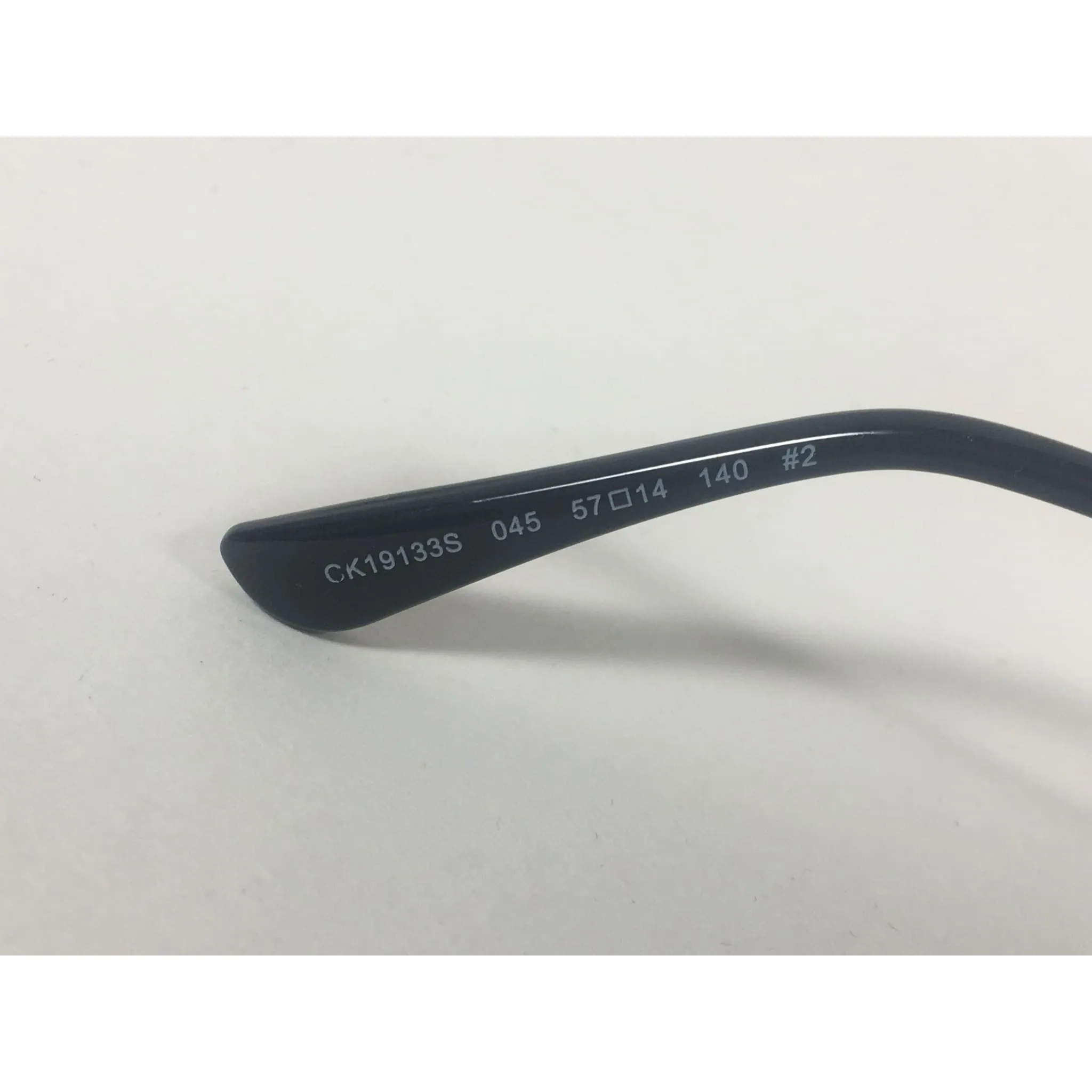 Calvin Klein CK19133S 045 Aviator Pilot Sunglasses Silver Metal Frame Pink Gray Gradient Lens