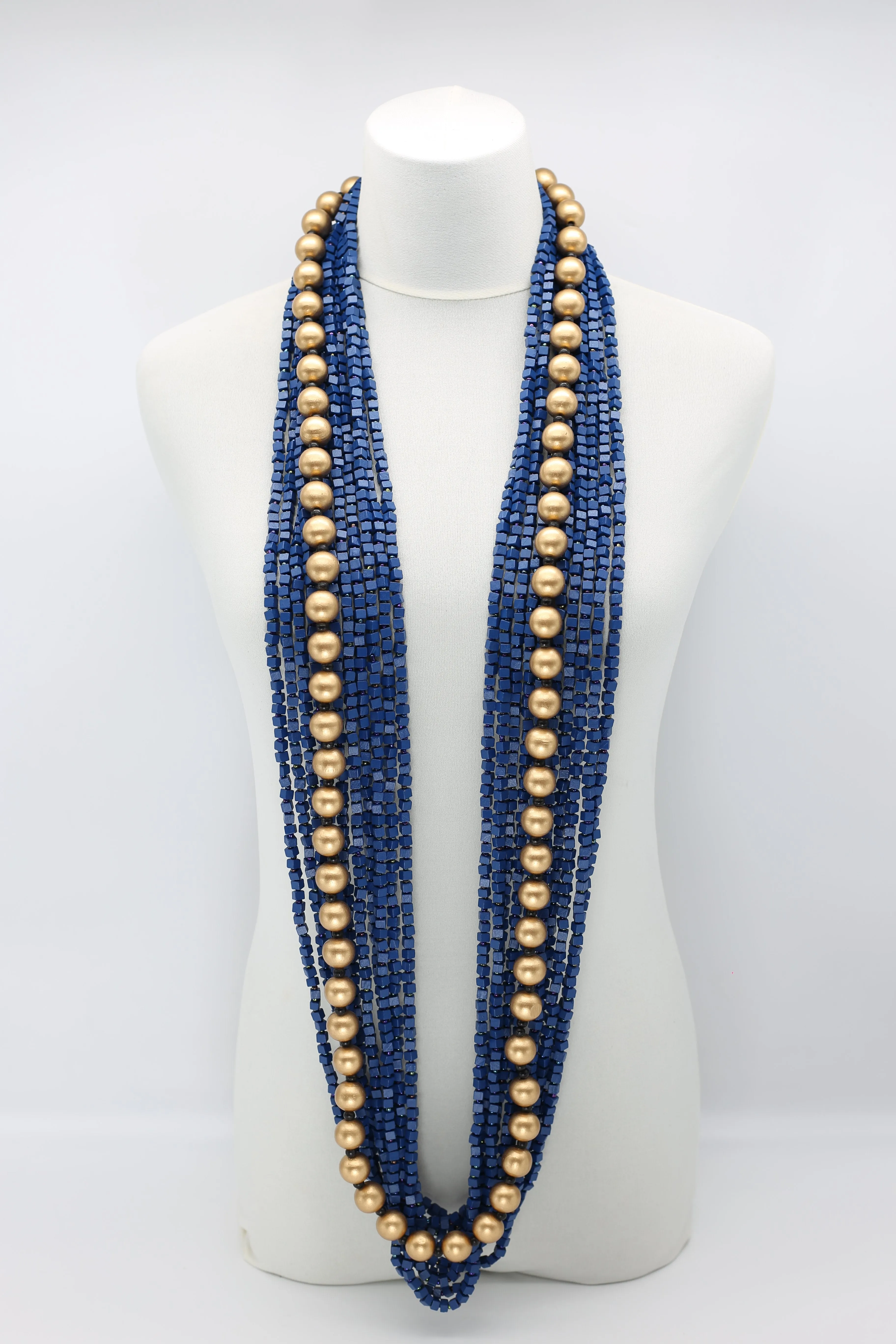 Next Pashmina & Round Beads Necklaces Set