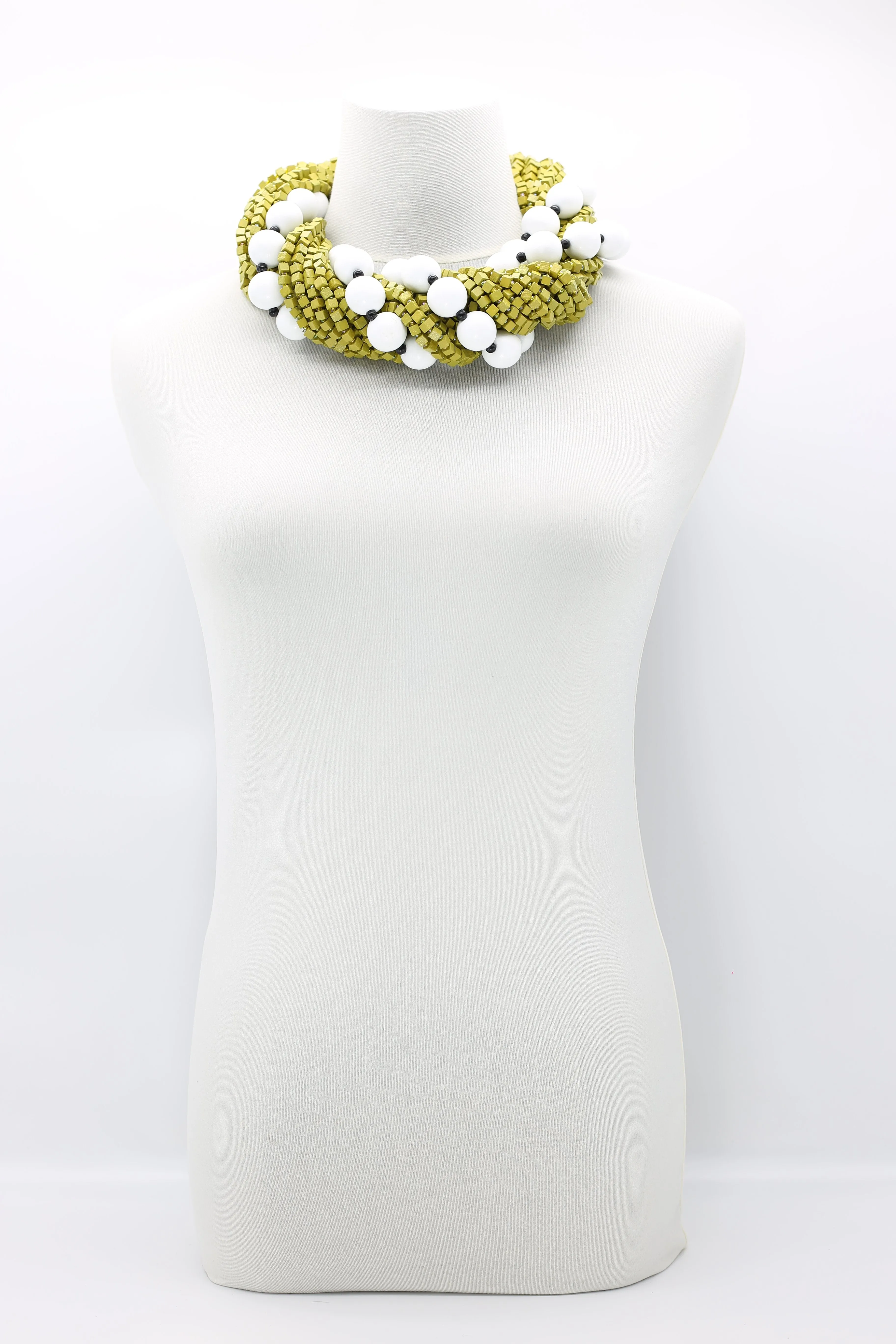 Next Pashmina & Round Beads Necklaces Set