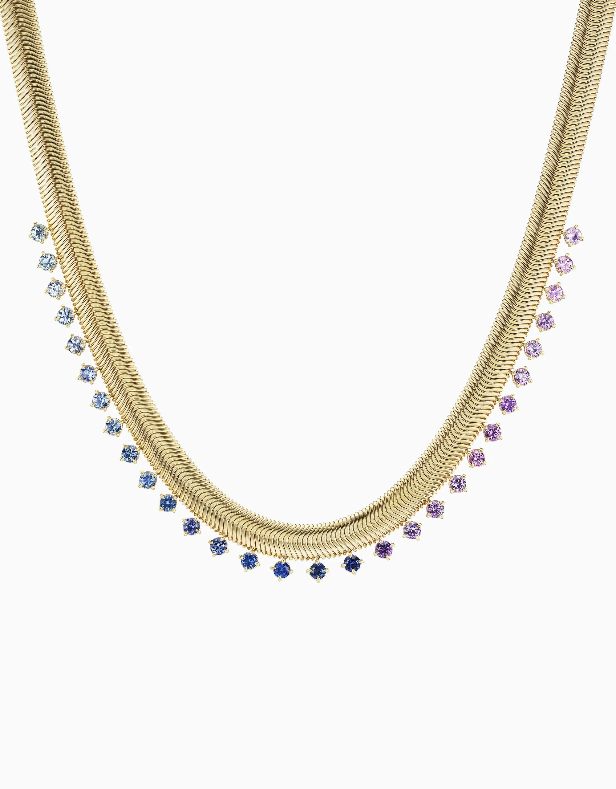 Ombre Snake Chain Necklace (One-of-a-Kind)